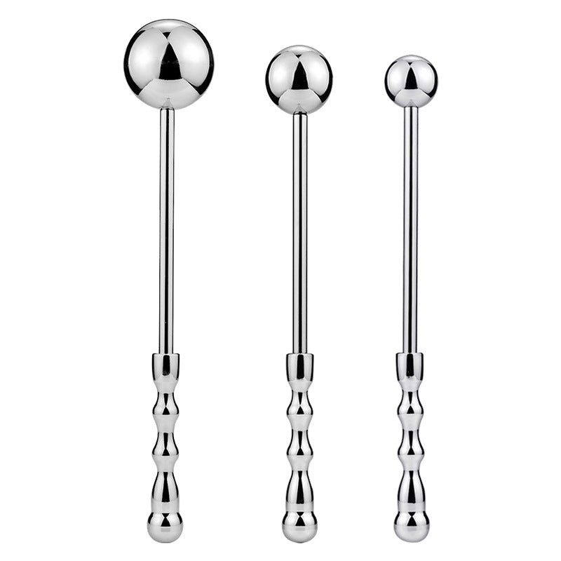 Metal Handheld Spherical Anal Plug
