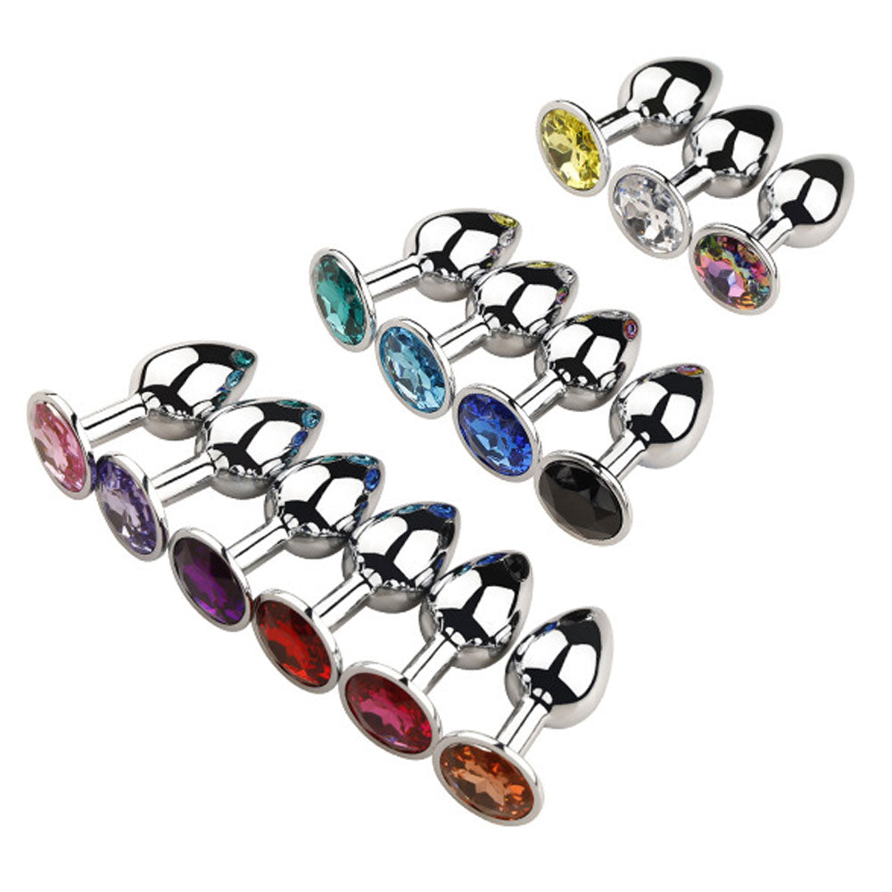 Silver anal plug