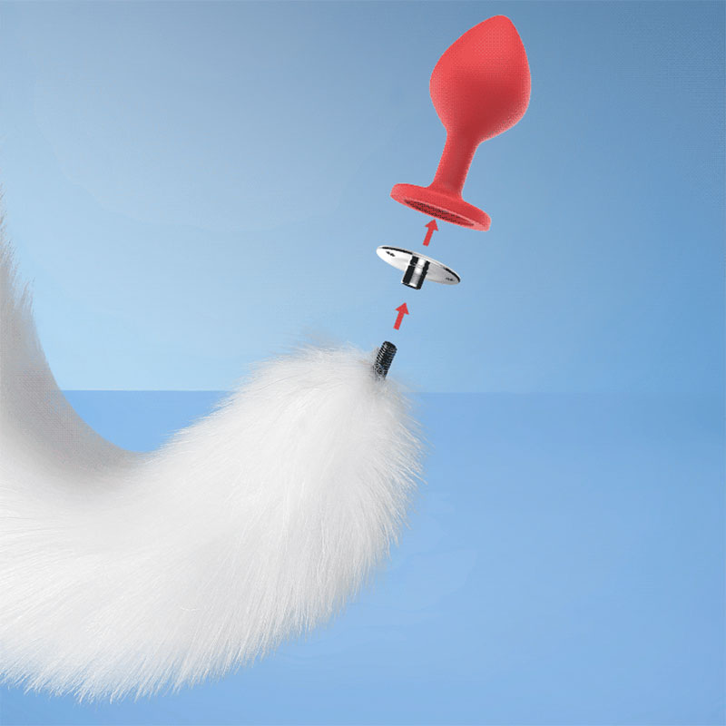 Disassembling the sexy tail anal plug