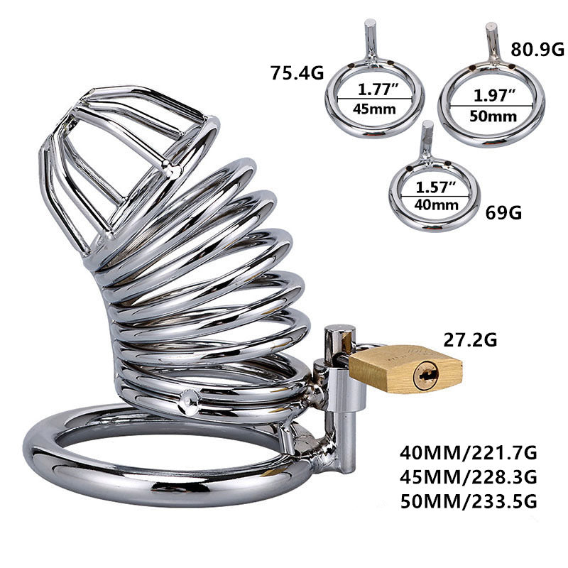 Male metal chastity lock