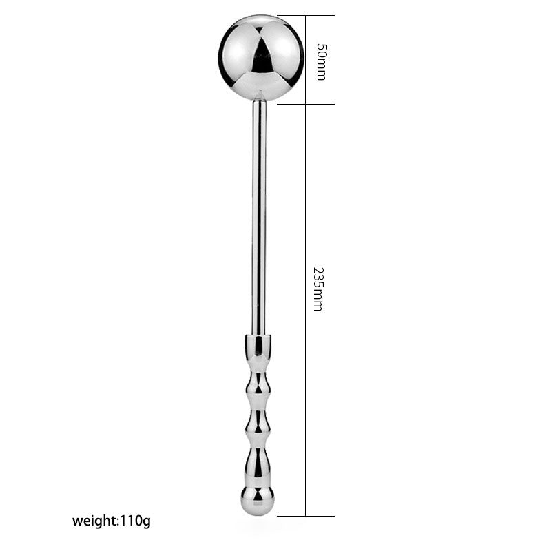 Metal Handheld Spherical Anal Plug