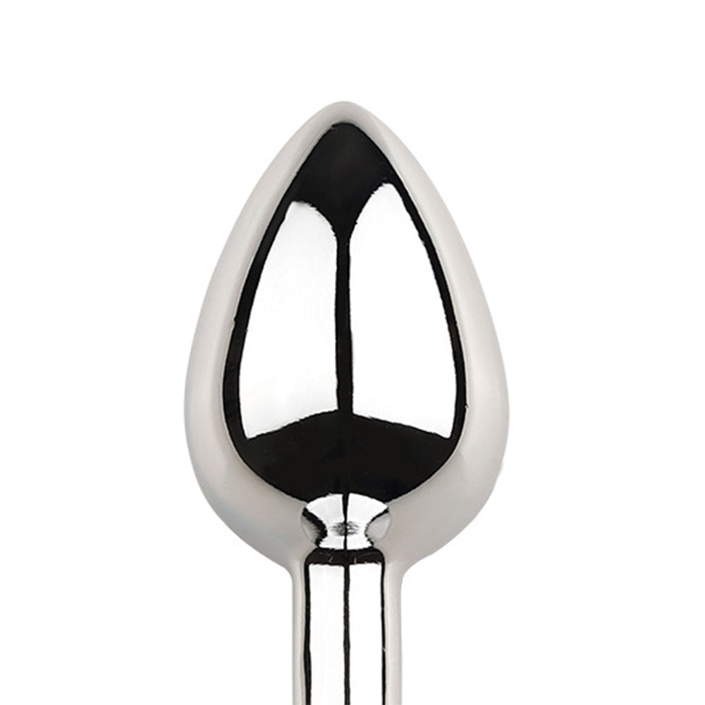 Silver anal plug