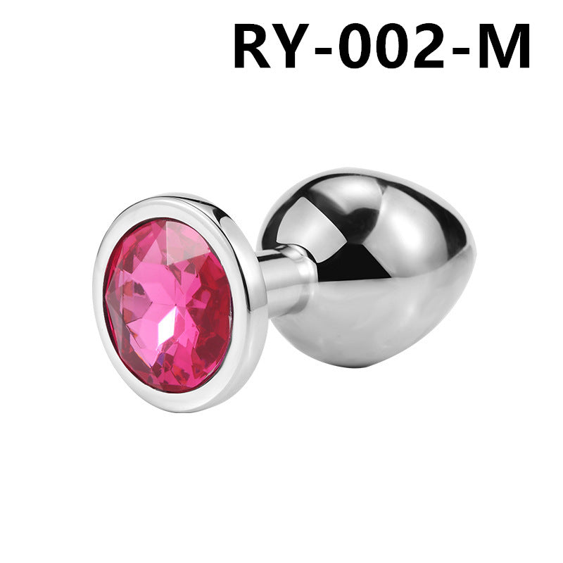 Silver anal plug