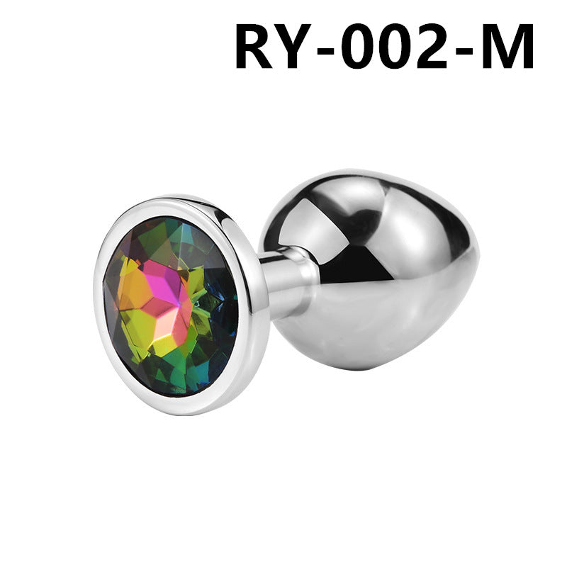 Silver anal plug