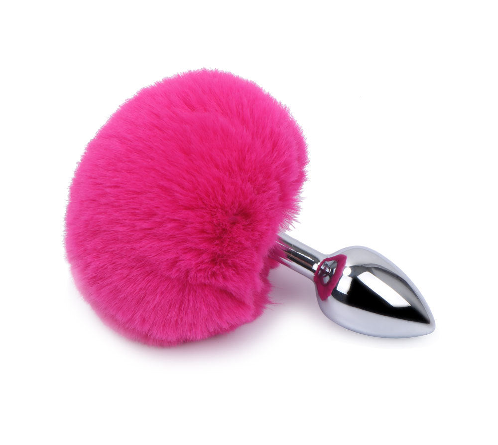 Colored artificial hair small anal plug
