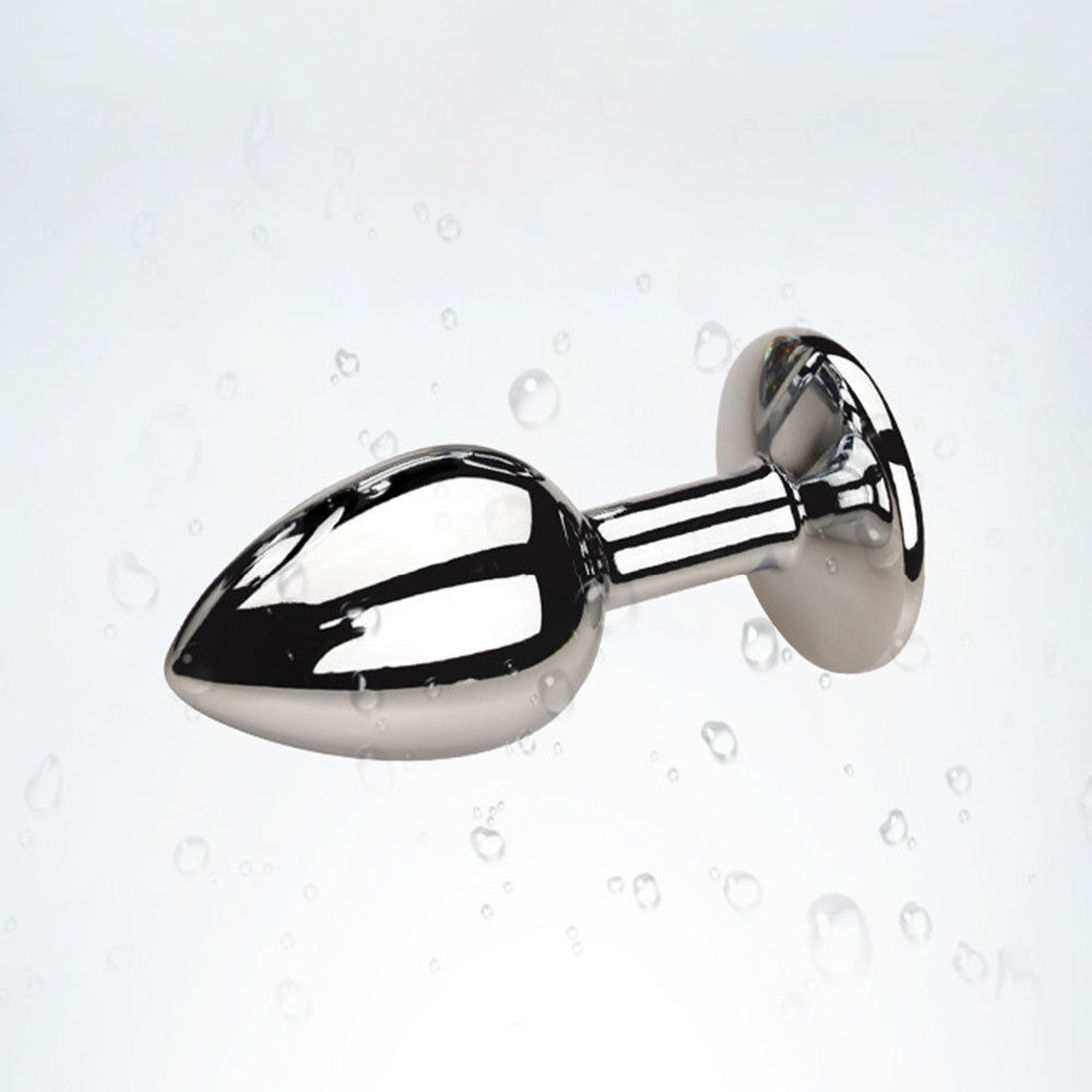 Silver anal plug