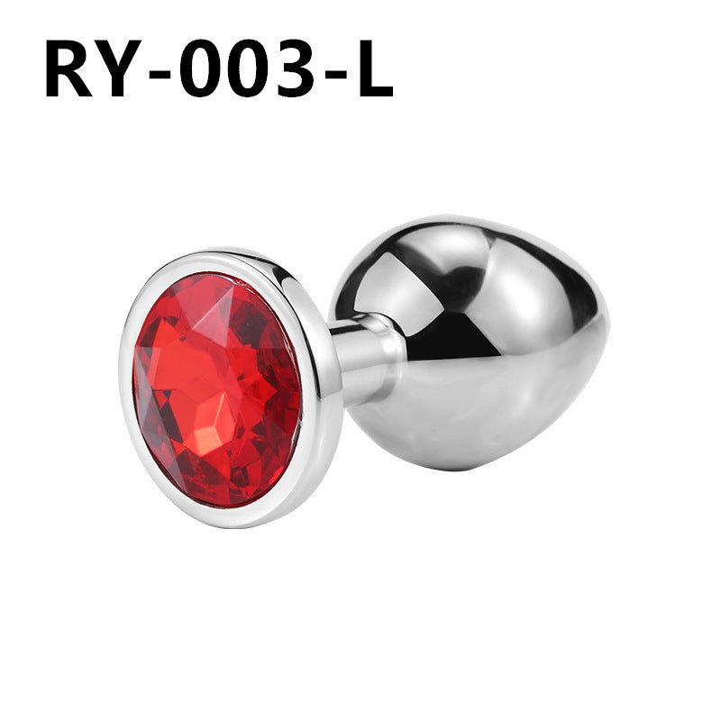 Silver anal plug
