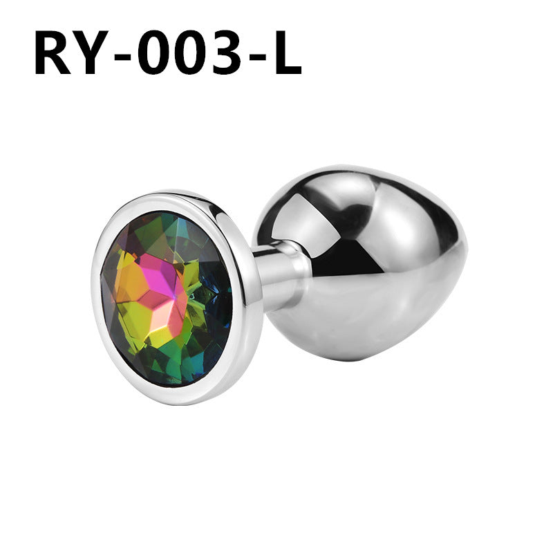 Silver anal plug