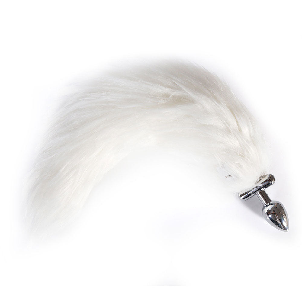Glowing tail anal plug