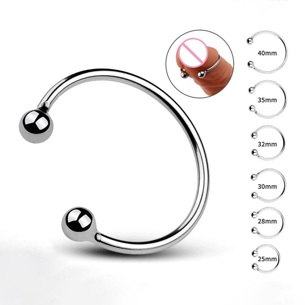 Double Bead Erotic Opening Ring