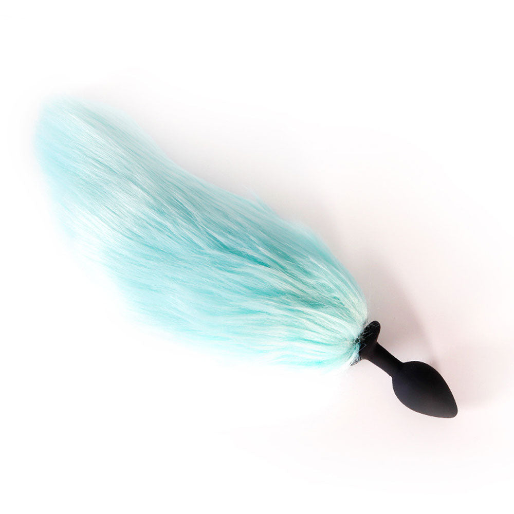 Glowing tail anal plug