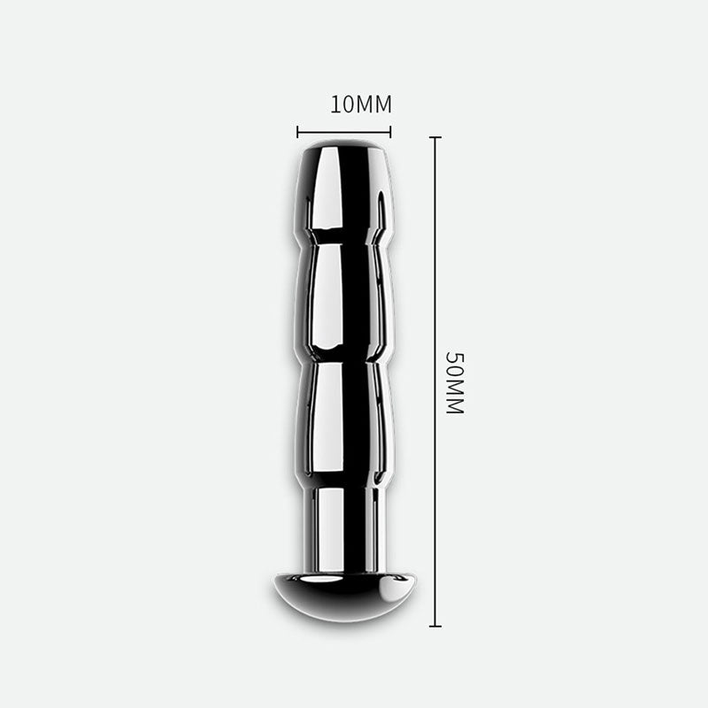 Male urethral catheter stimulation dilator